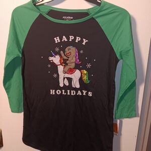 Joe Boxer Green and Black Holiday Shirt